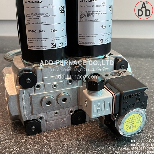 GSV-250R/LW,GSV-240R/NW Gas Safety Set (5)